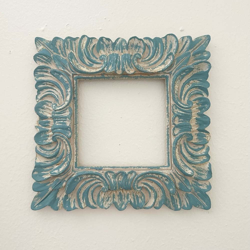 Turquoise ceramic frame